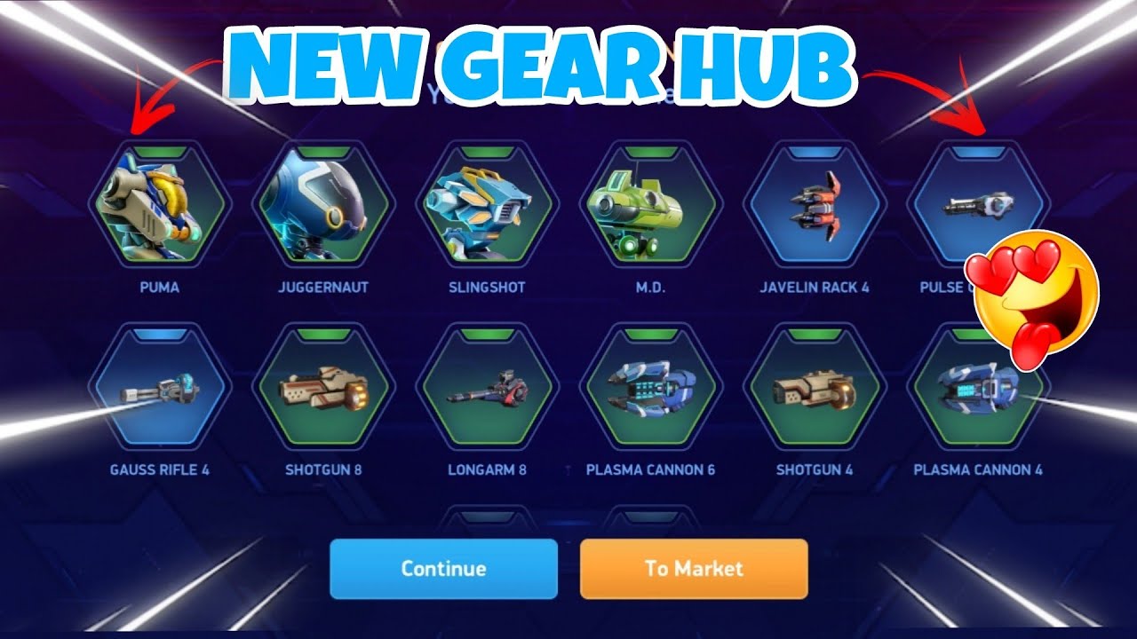 New Gear Hub|New Progress Path|Mech Arena