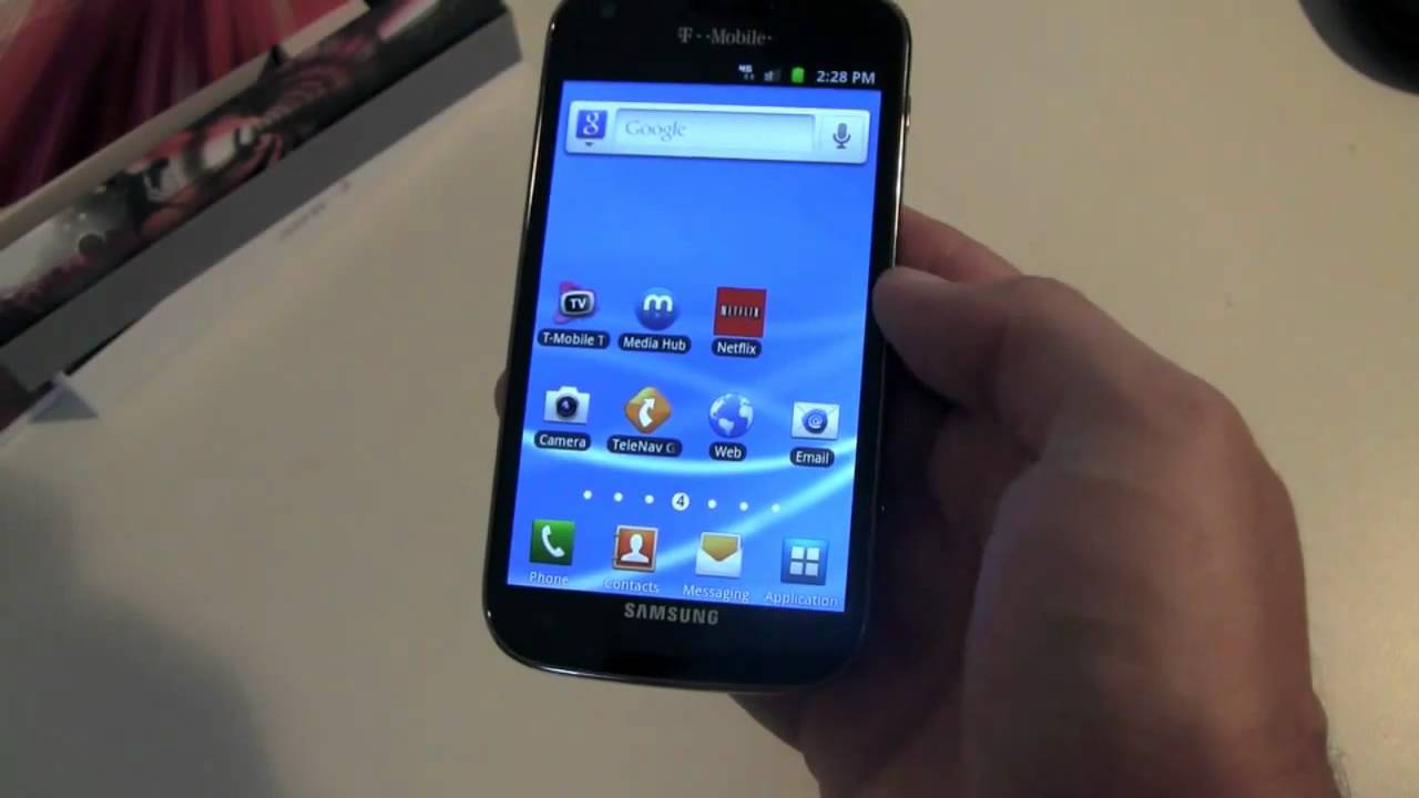 Распаковка Samsung Galaxy S 2 (T-Mobile)