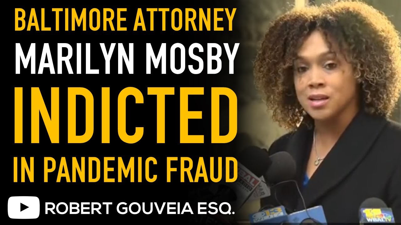 State Attorney MARILYN MOSBY in Baltimore INDICTED on RELIEF CLAIMS PERJURY