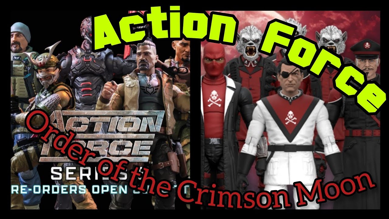 VALAVERSE ACTION FORCE | FRESH MONKEY FICTION ORDER OF THE CRIMSON MOON Pre-Orders