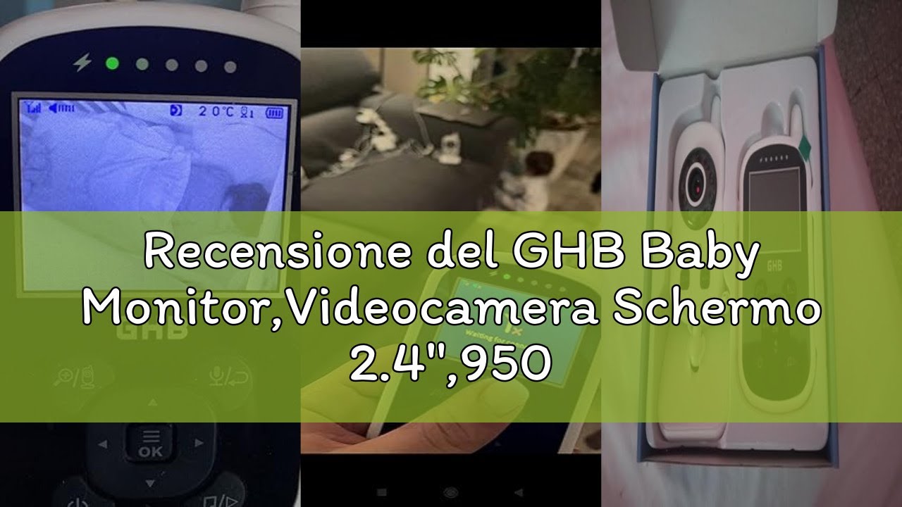 Recensione del GHB Baby Monitor,Videocamera Schermo 2.4