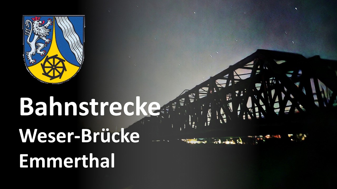 Nachtwanderung zur Weser Brücke