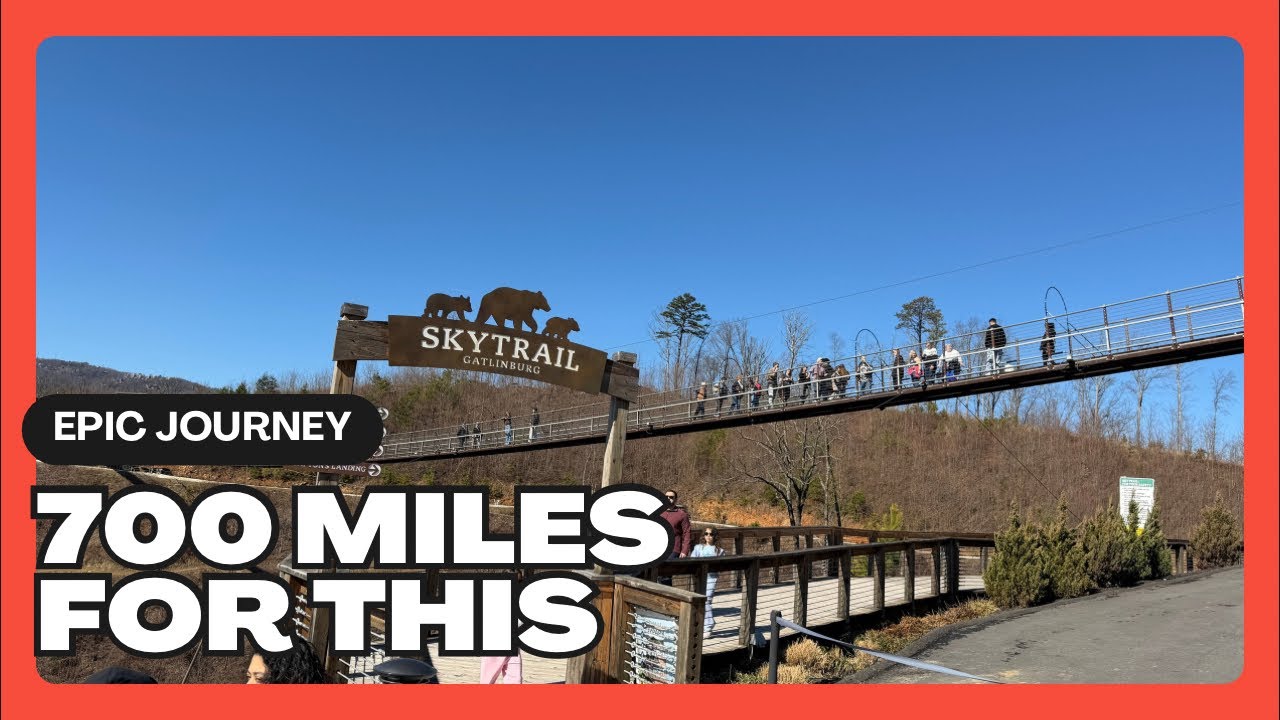 🔴 LIVE I Drove 700 Miles from New York to This Glass SkyBridge 😱 | Gatlinburg Part-2