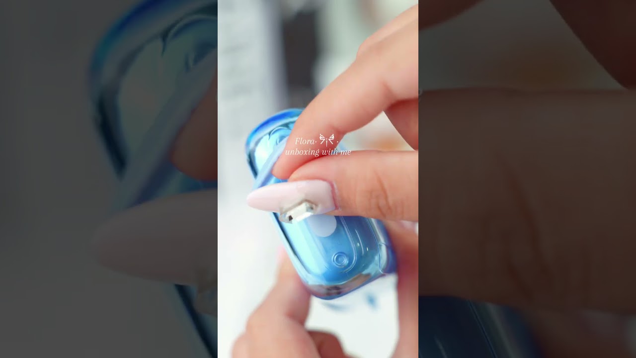 🎀💅This really matches my nails perfectly!#puffmi #feelmtech #flora #asmr #unboxing