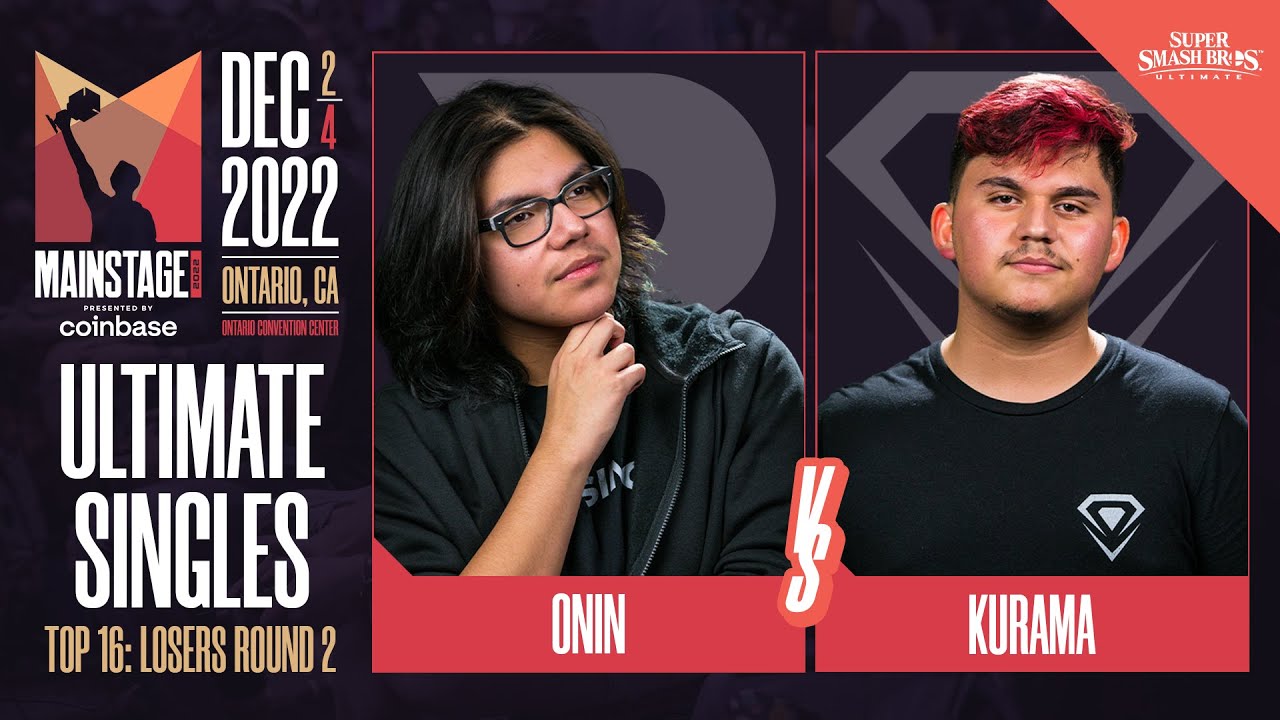 Onin (Steve) vs Kurama (Mario) - Ultimate Top 16 Losers Round 2  - Mainstage 2022