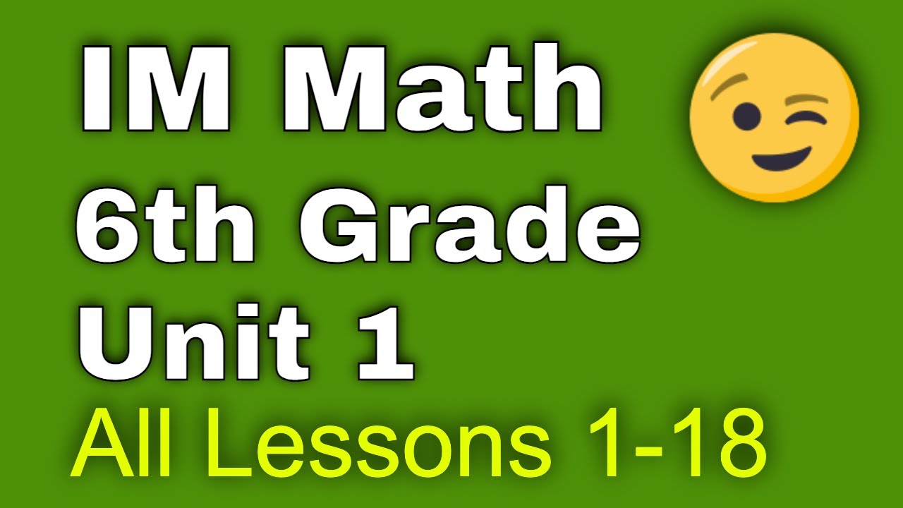 😉 6th Grade, Unit 1, All Lessons 1-18 | Area and Surface Area | Illustrative Mathematics
