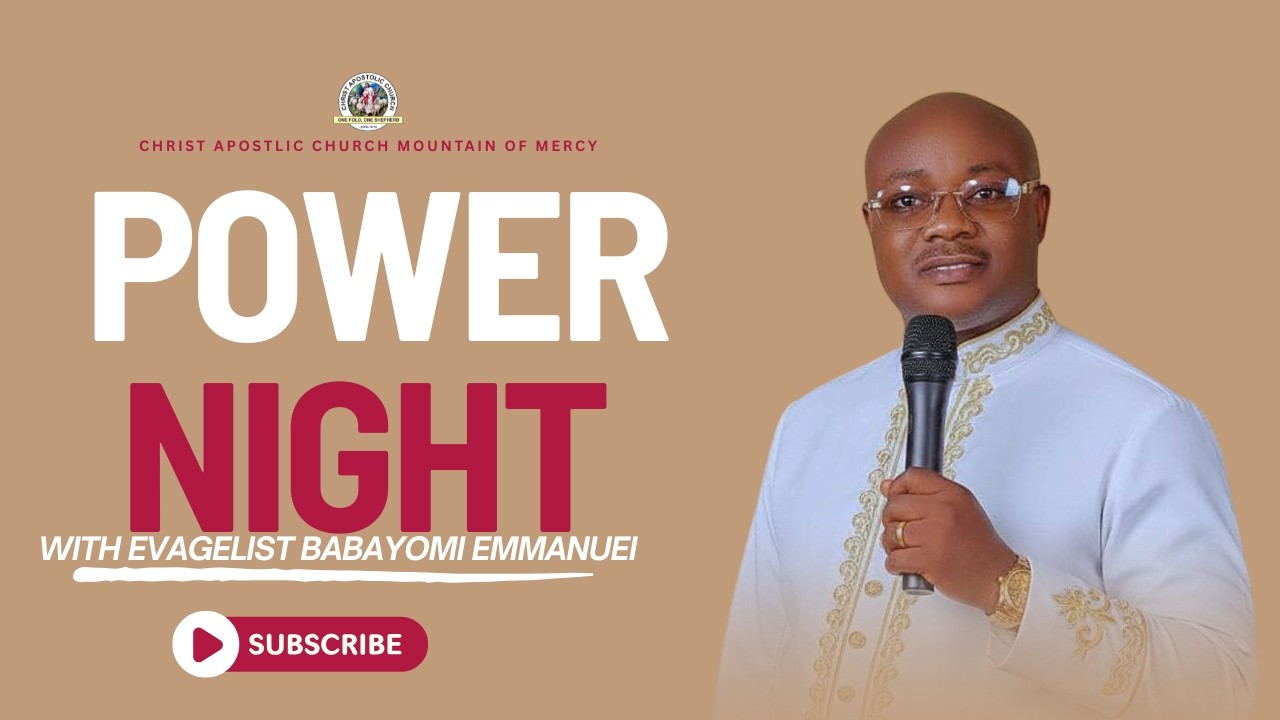Power Night (Oru Agbara) || Evangelist Emmanuel Babayomi || Mountain Of Mercy Erio Ekiti