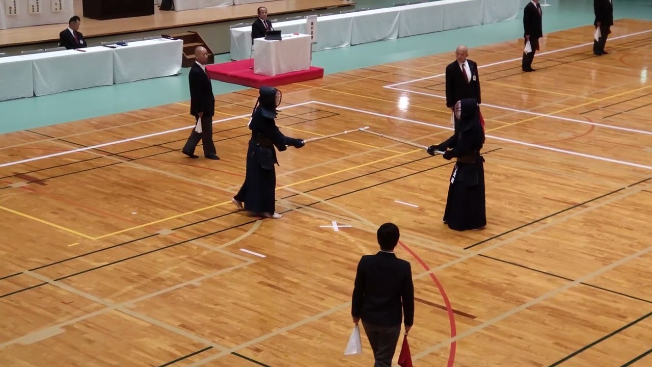 20251019　第37回全国健康福祉祭ぎふ大会『ねんりんピック』剣道交流大会　熊本県中堅　長尾先輩　対　東京都A