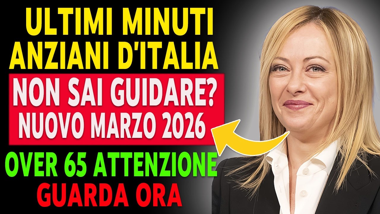 🚨 NUOVE REGOLE GUIDA ITALIA 2026: Cambia Tutto da Marzo — Attenzione Over 65