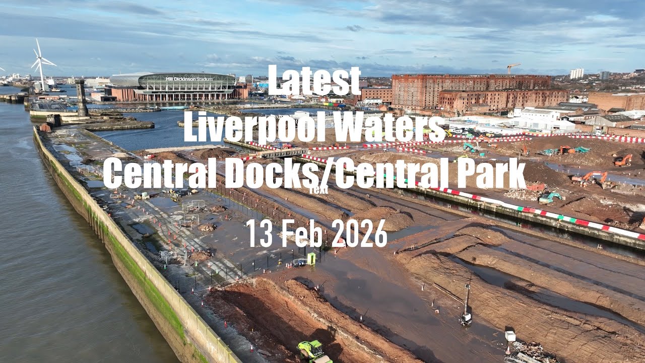 ПОСЛЕДНИЕ НОВОСТИ 🚨Liverpool Waters: Центральные доки, Центральный парк