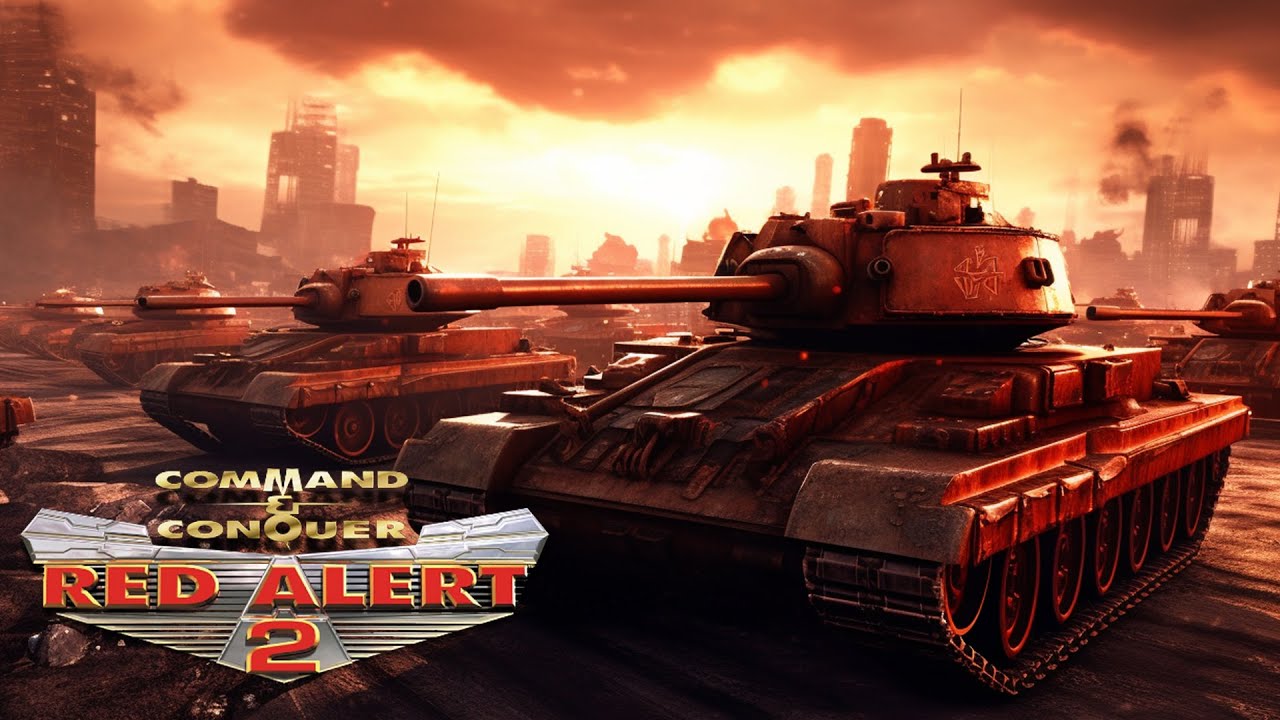 Red Alert 2 | Extra Hard Mod | Fast kirov rush by Brutal ai