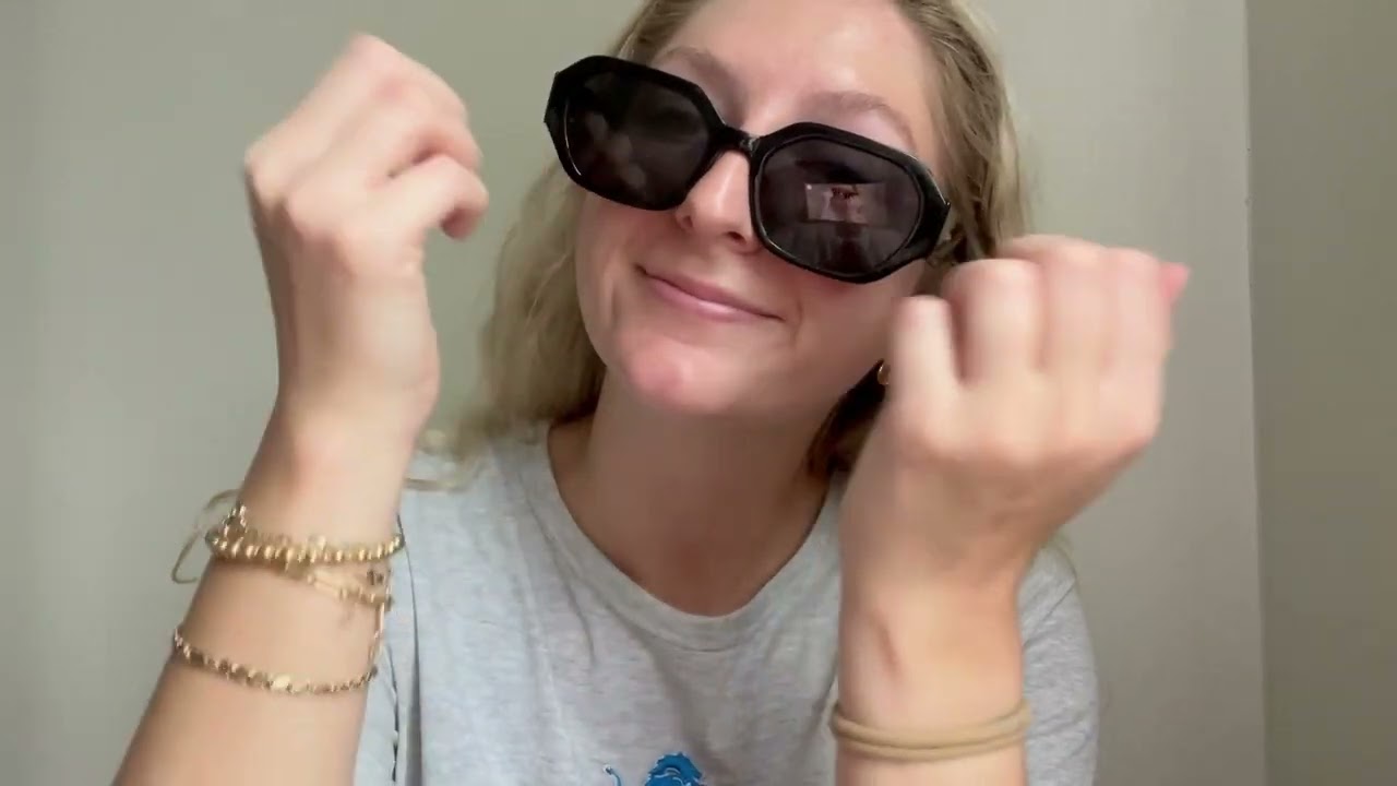 ASMR Tapping and Scratching Sunglasses!!