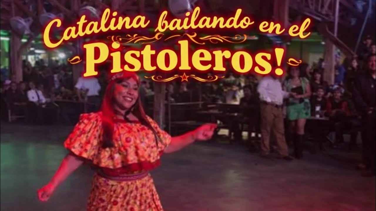 CATALINA BAILANDO EN EL PISTOLEROS 