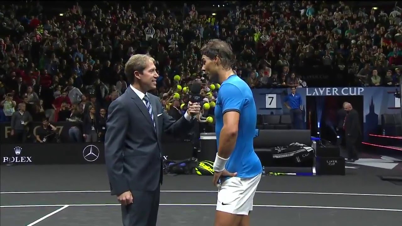 Rafael Nadal On-court Interview / DAY 2 Laver Cup 2017
