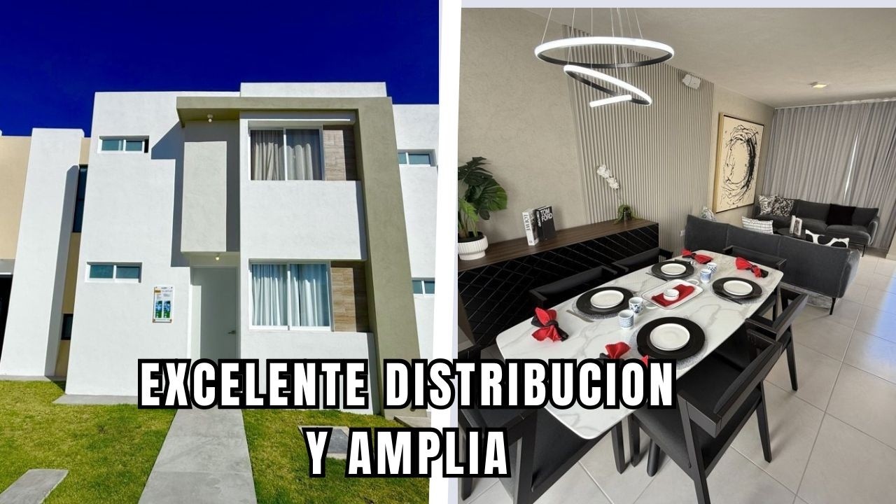 CASAS EN VENTA EN AGUASCALIENTES AL NORTE DE LA CIUDAD EN LA CARTUJA RESIDENCIAL MODELO CATALUÑA