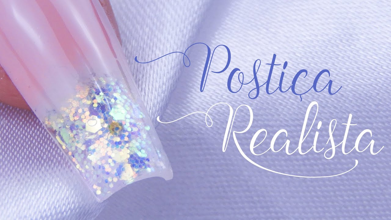 Postiça Realista Encapsulada com Baby Glitter