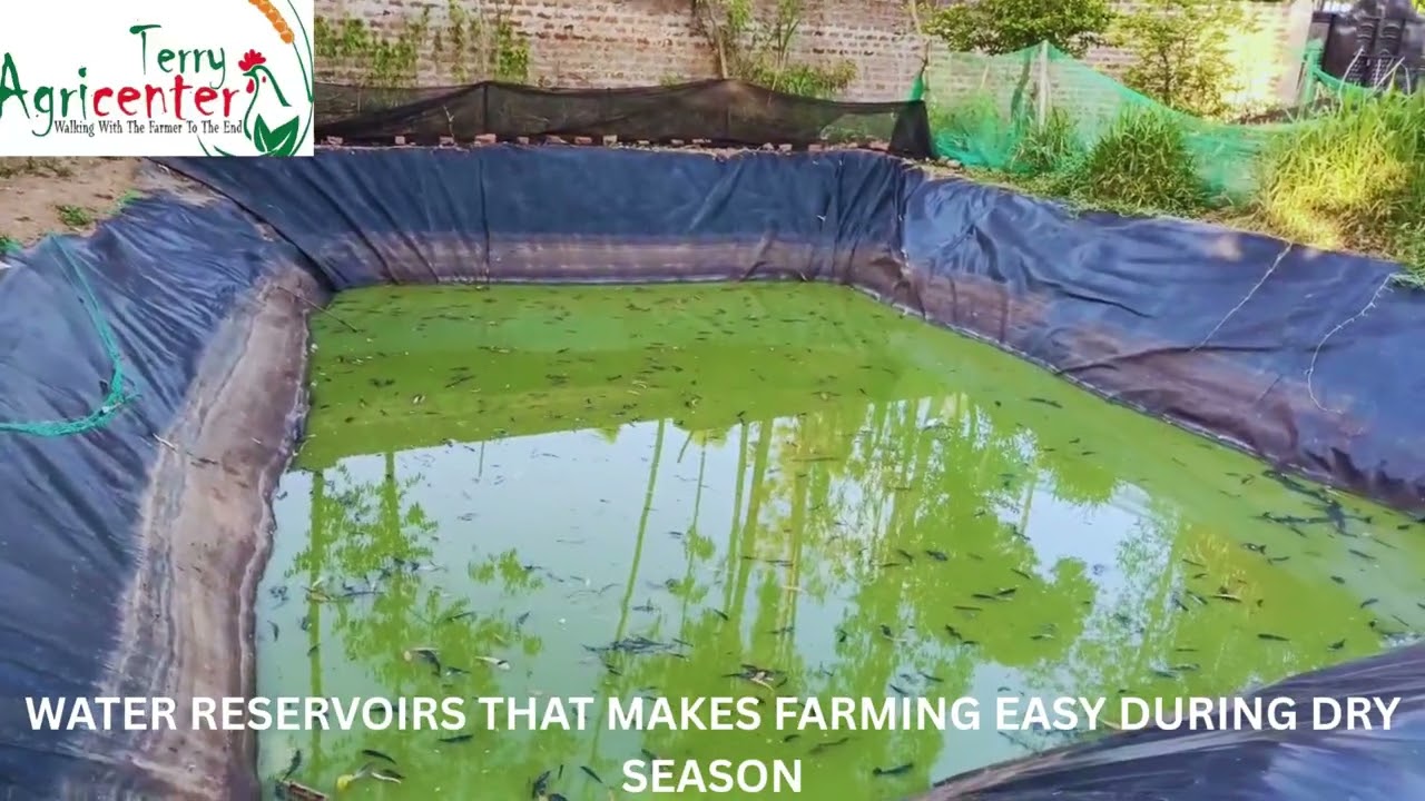 WATER RESERVOIRS THAT MAKE FARMING EASY DURING DRY SEASON