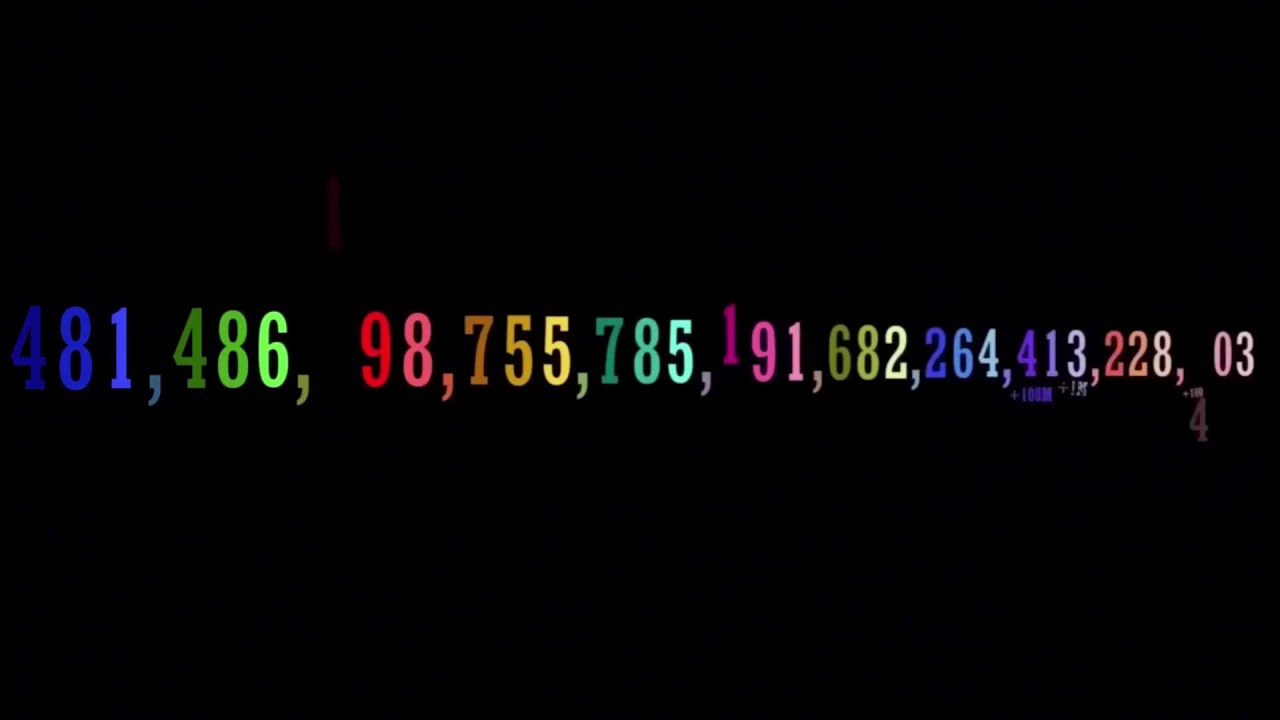 0 To 1 Decillion With Sound Effects - New, Better version