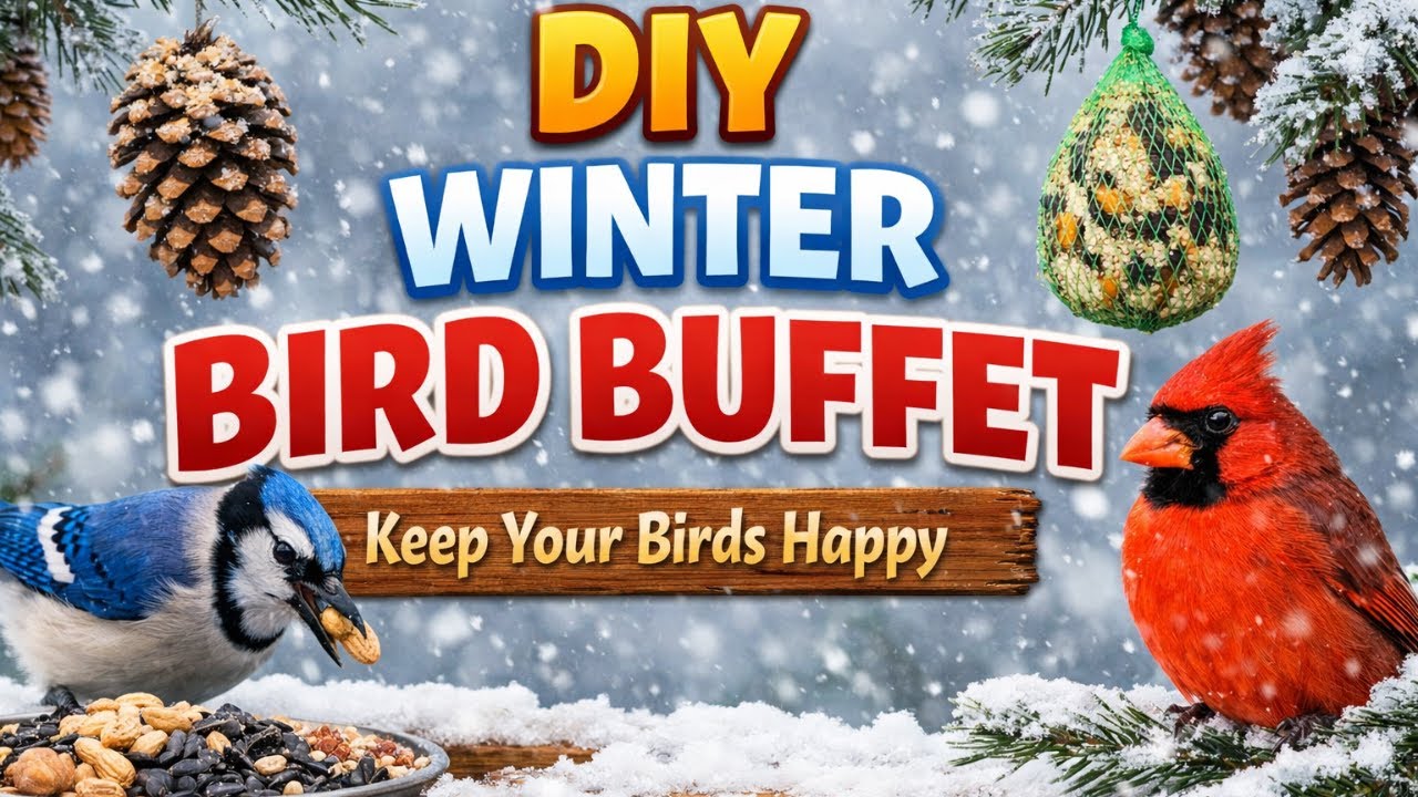 DIY Winter Bird Buffet Keep Your Birds Happy