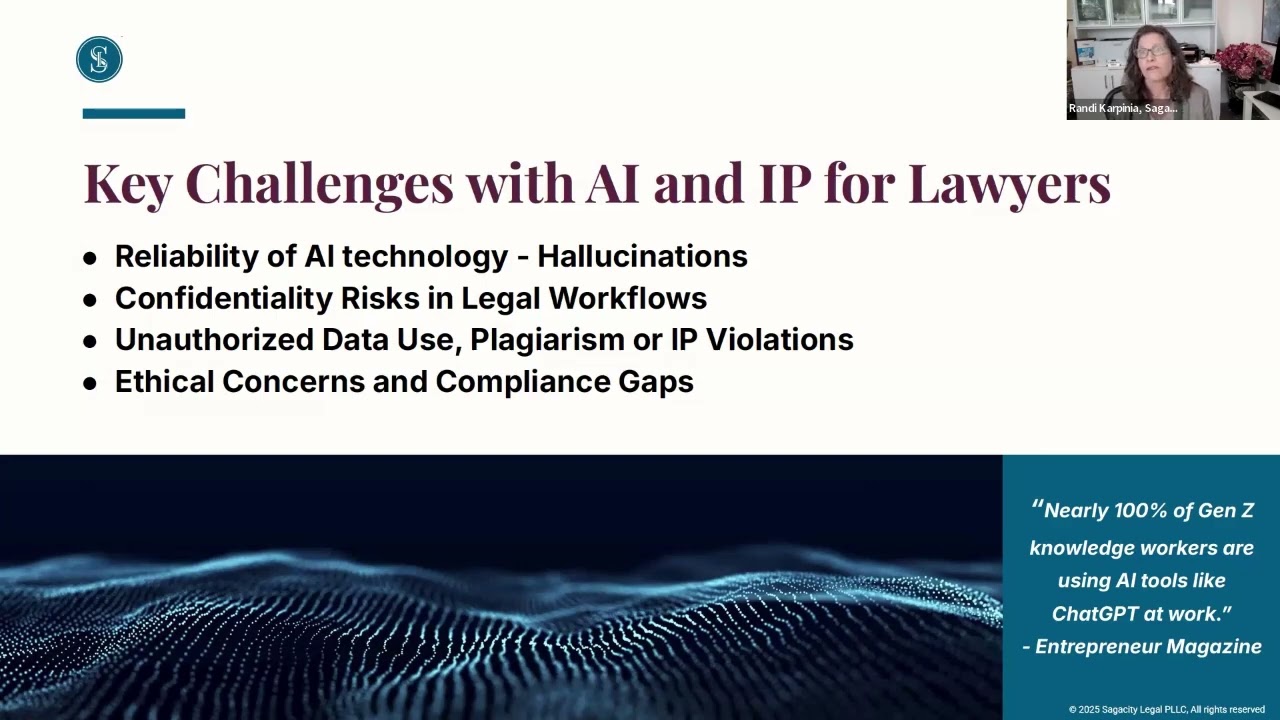 AI Risks and Rewards for Lawyers  Protecting IP and Ethics in the Digital Age #aiforlawyers
