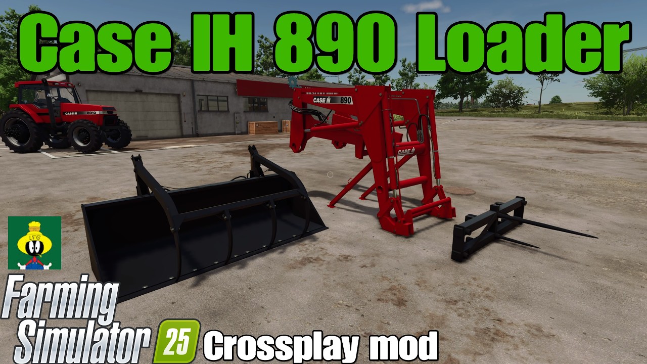 Case IH 890 Loader / FS25 crossplay mod