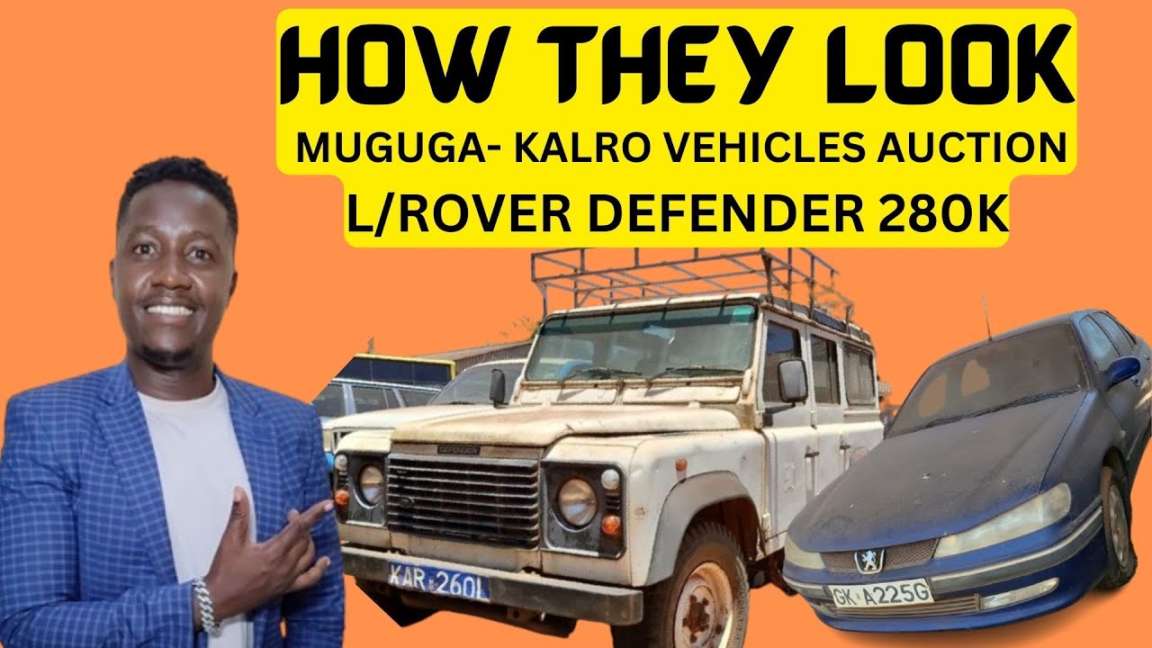 Смотрите Land Rover Defender за 280 тысяч на аукционе KALRO в институте MUGUGA. Как они выглядят....