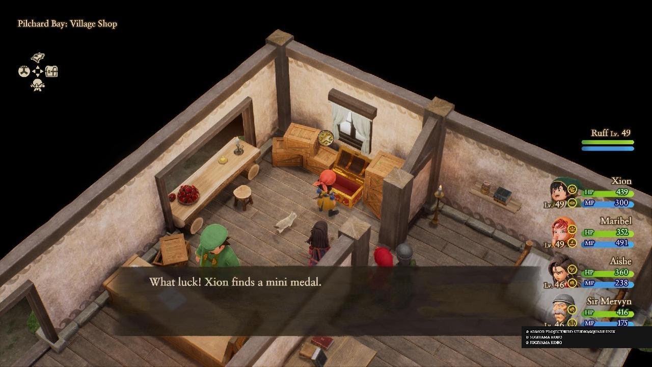 Mini Medal Location (Pilchard Bay/Present- Thief's Key) Dragon Quest VII Reimagined (PS5 Pro)