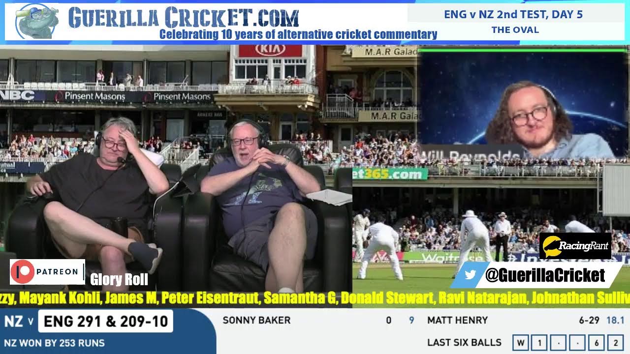 LIVE: England vs New Zealand 2nd Test Day 5 | Alternative Cricket Commentary | The Oval