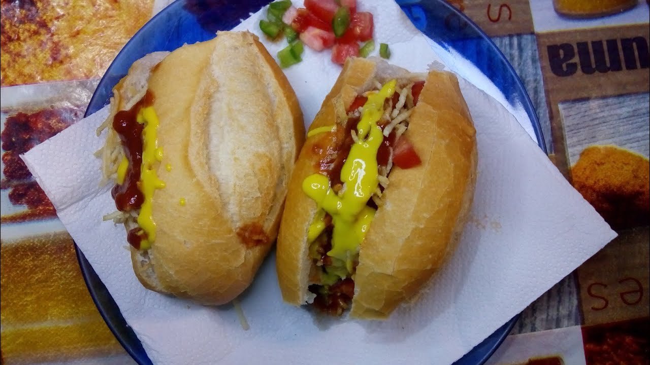 Receita cachorro quente com pão francês