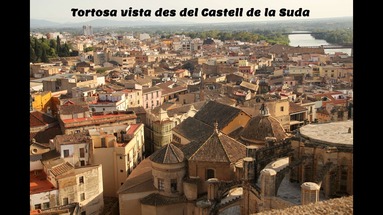 Tortosa view from the castle, Catalonia, Spain