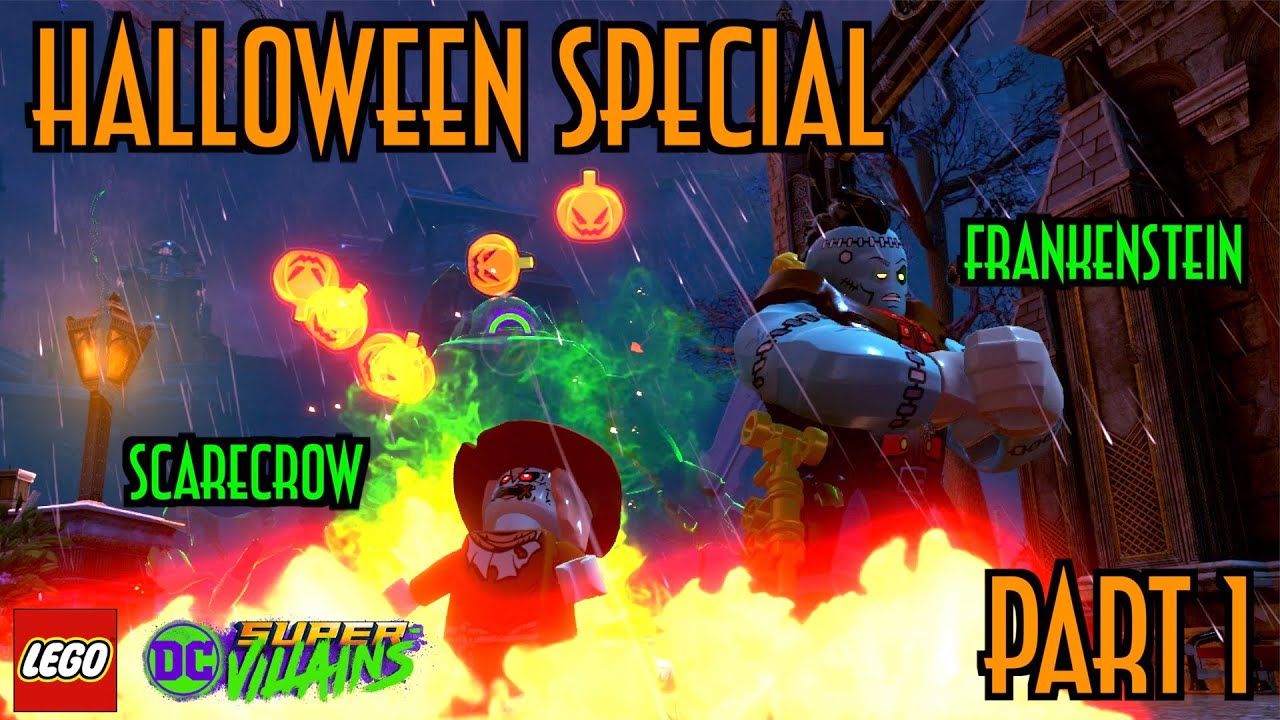 LEGO DC Villains: Halloween Special Delivery!! Scarecrow vs Frankenstein!