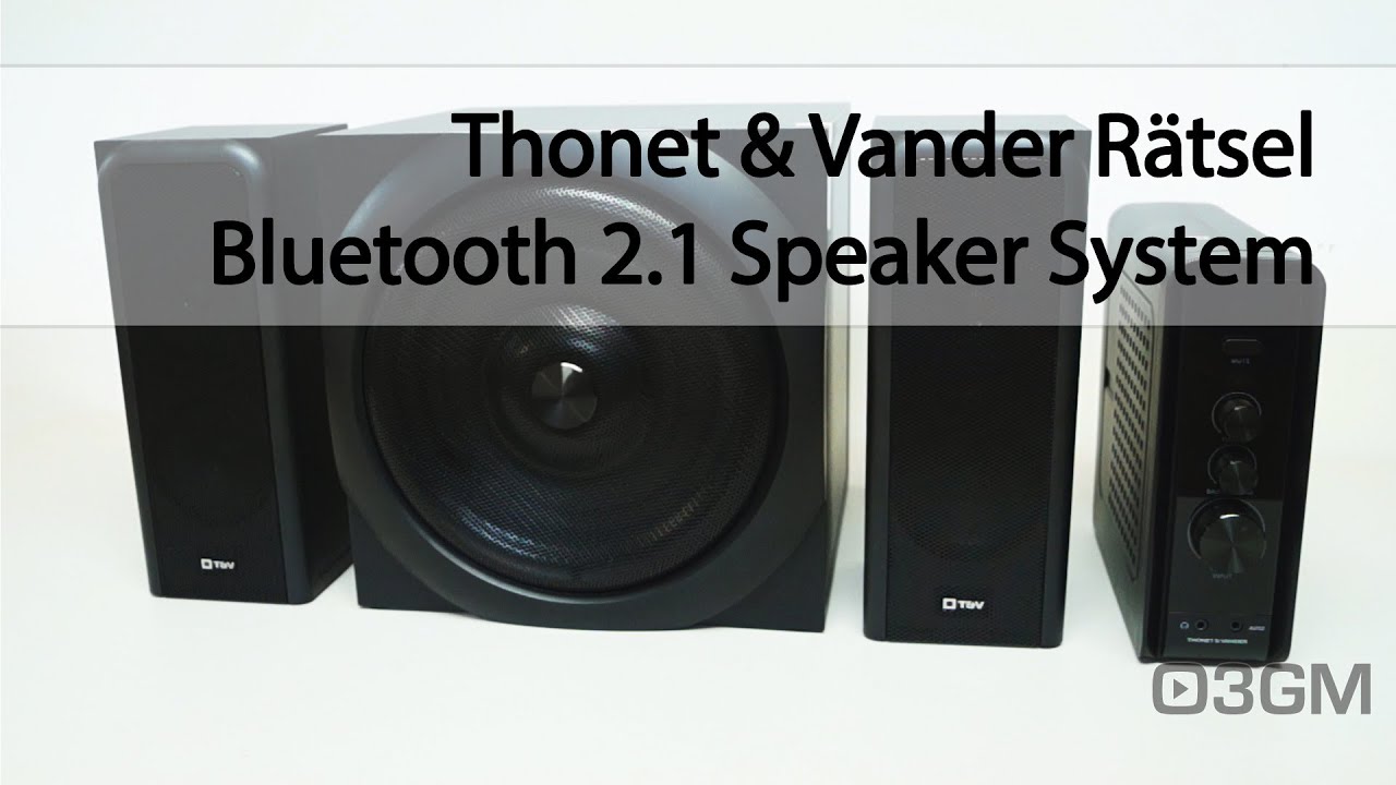 #1702 - Thonet & Vander Rätsel Bluetooth 2.1 Speaker System Video Review