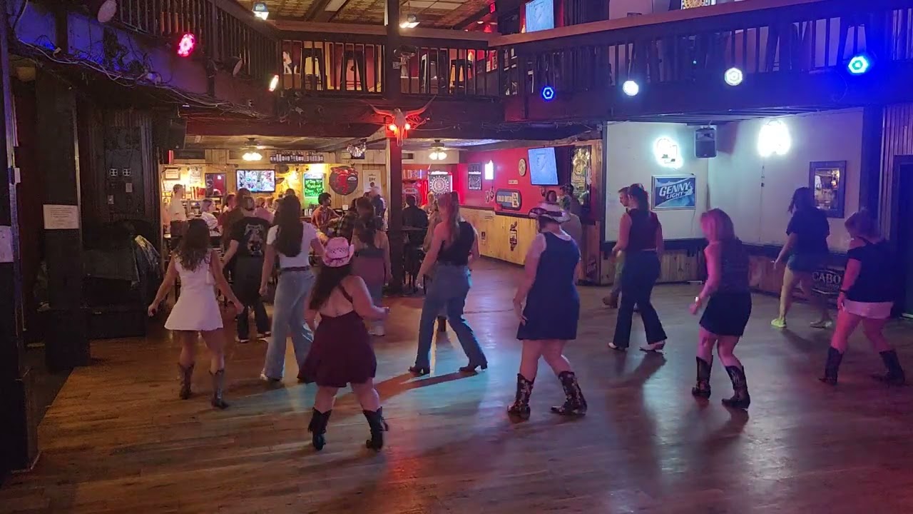 Honky tonk heartbeat line dance demo