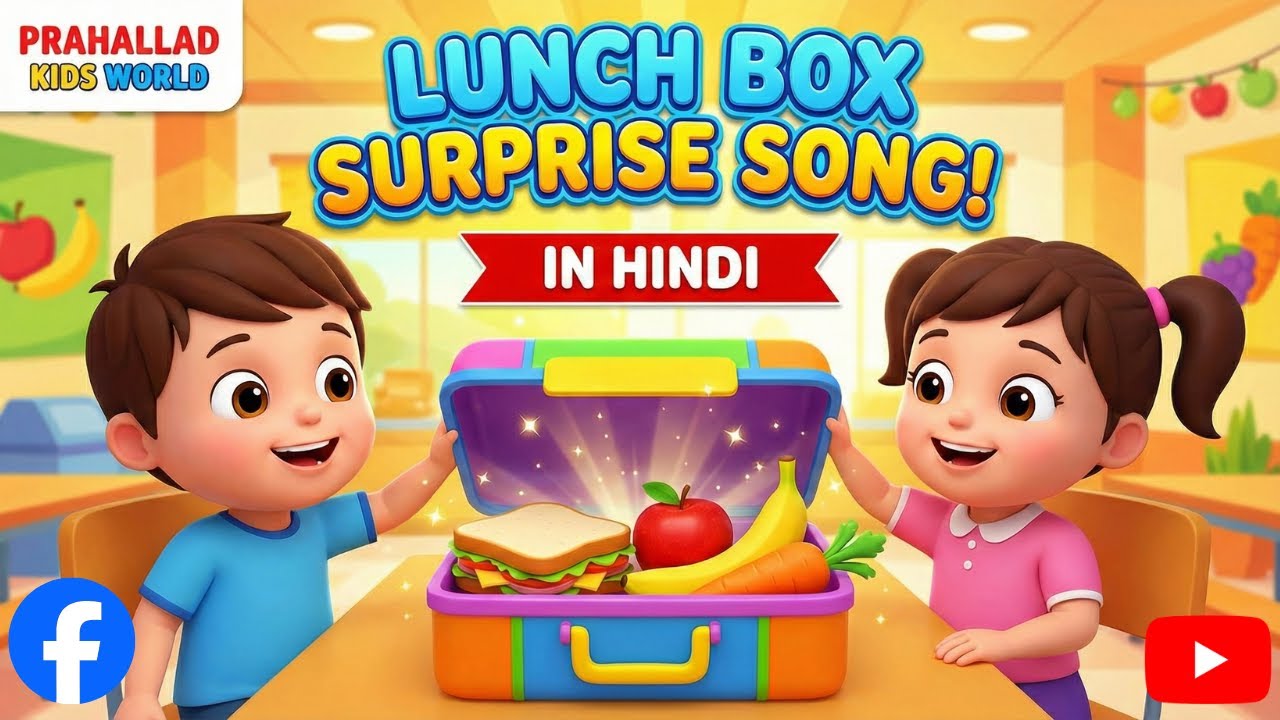 Lunch Box Song in Hindi | Healthy Habits for Kids | Prahallad Kids World