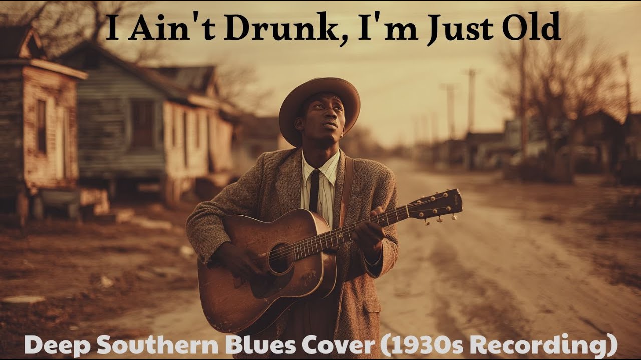 I Ain't Drunk, I'm Just Old - Deep Southern Blues Cover (1930s Recording)