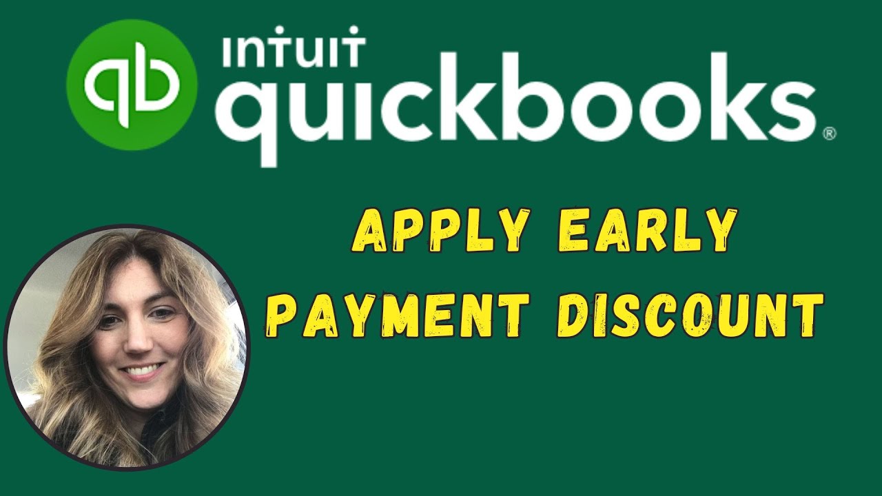 Apply Early Payment Discount - QuickBooks Online