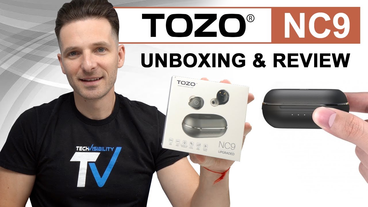 Распаковка наушников TOZO NC9 | Полный обзор