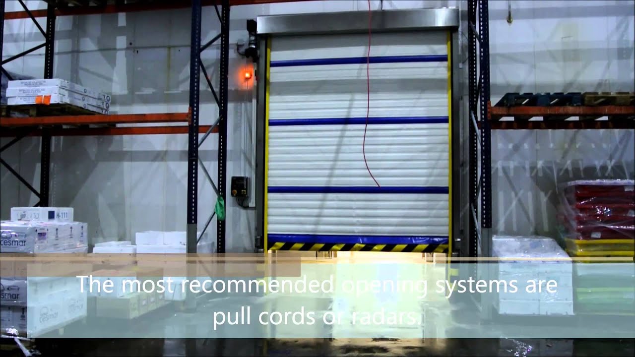 Instant Roll Eco door for chilling rooms - Angel Mir (Portes Bisbal SL)
