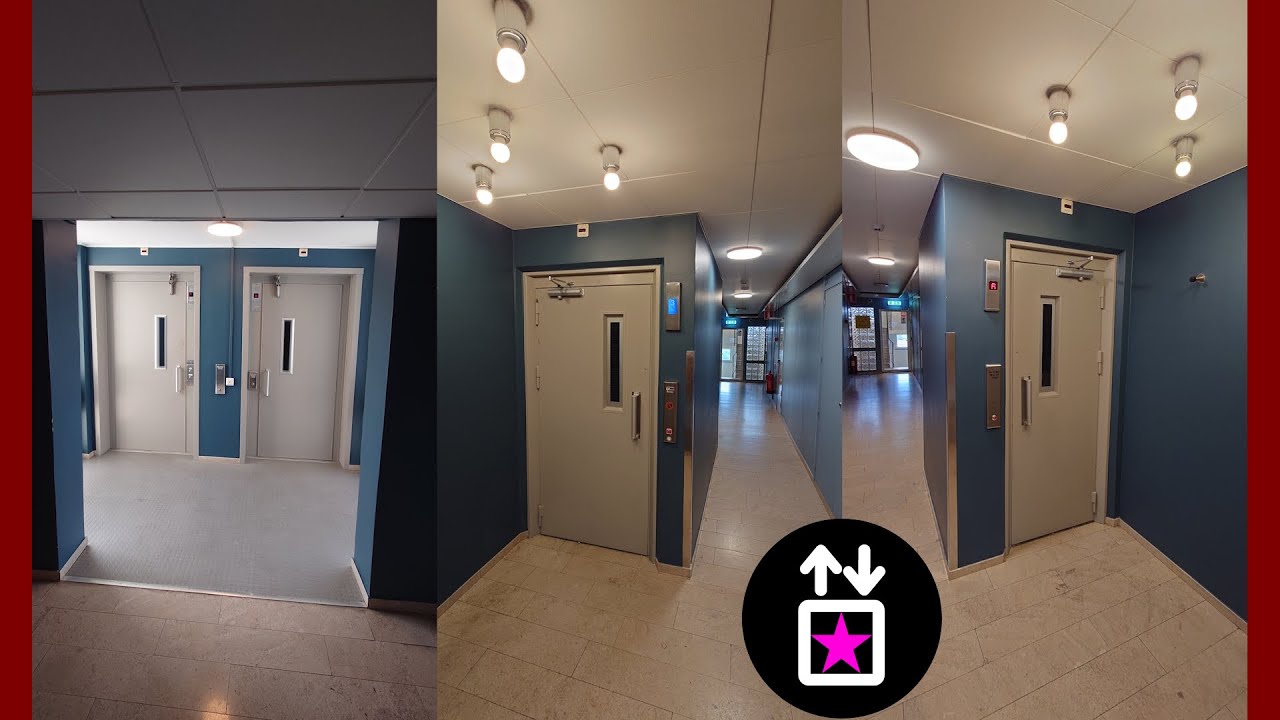 Stockholm, SWE: 4x Various Traction Elevator mods at Forenom Aparthotel Stockholm Alvik