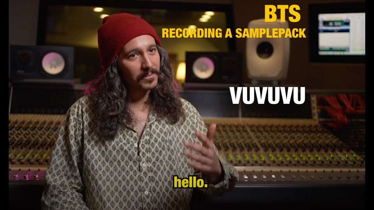 Recording a sample pack with VuVuVu - BTS