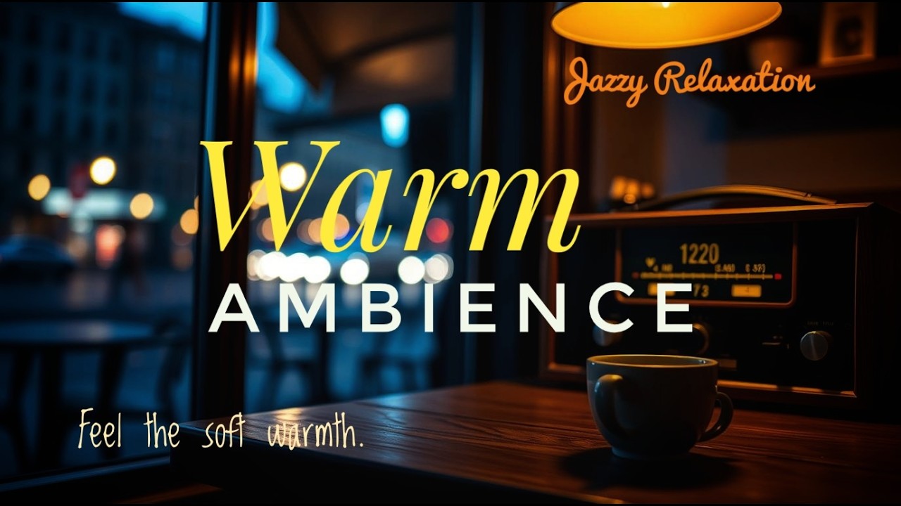 Warm Ambient Jazz Lounge 🎶 Soft Sounds for Quiet Comfort