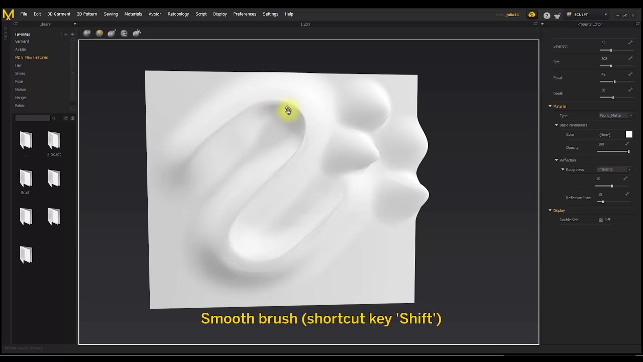 Marvelous Designer 8:  Sculpt