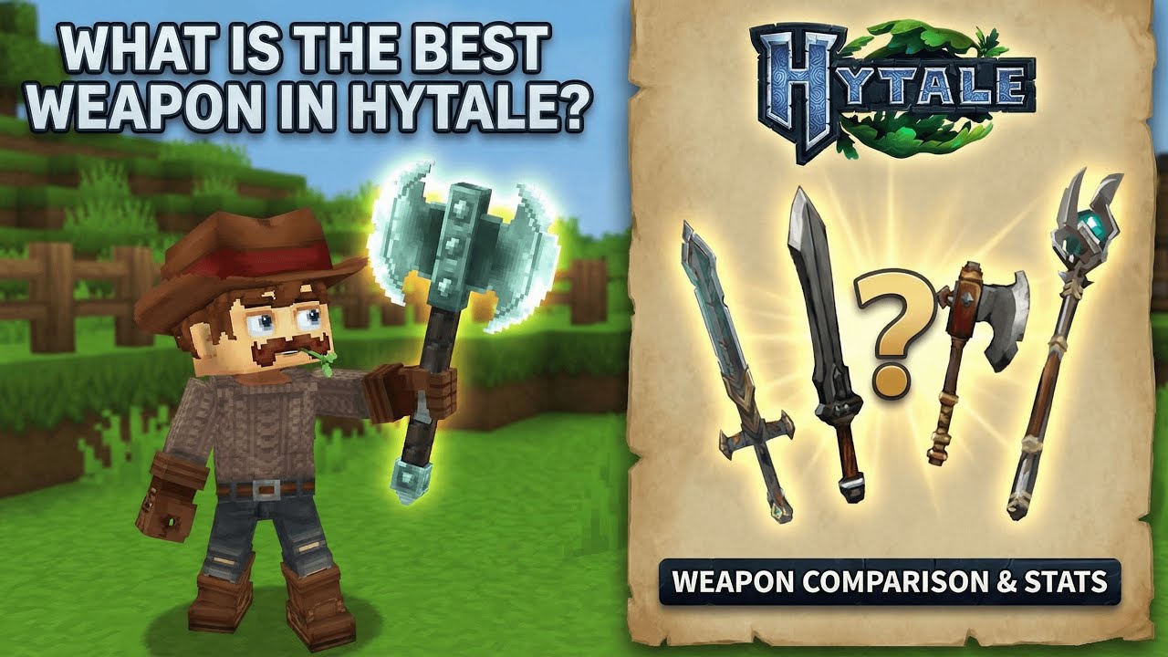 What Is THE BEST Weapon In Hytale?