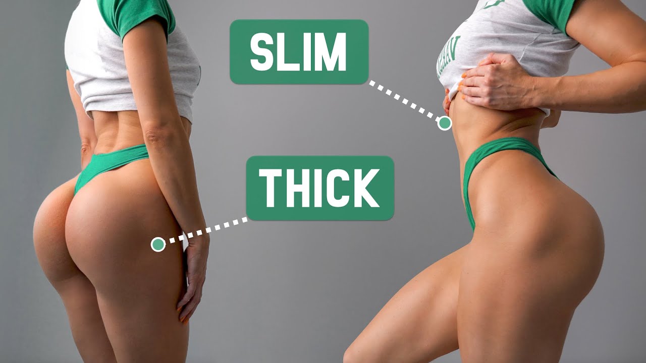 THICK BOOTY & SLIM WAIST Challenge - Intense, No Rest, No Equipment, No Squats, Floor Only!