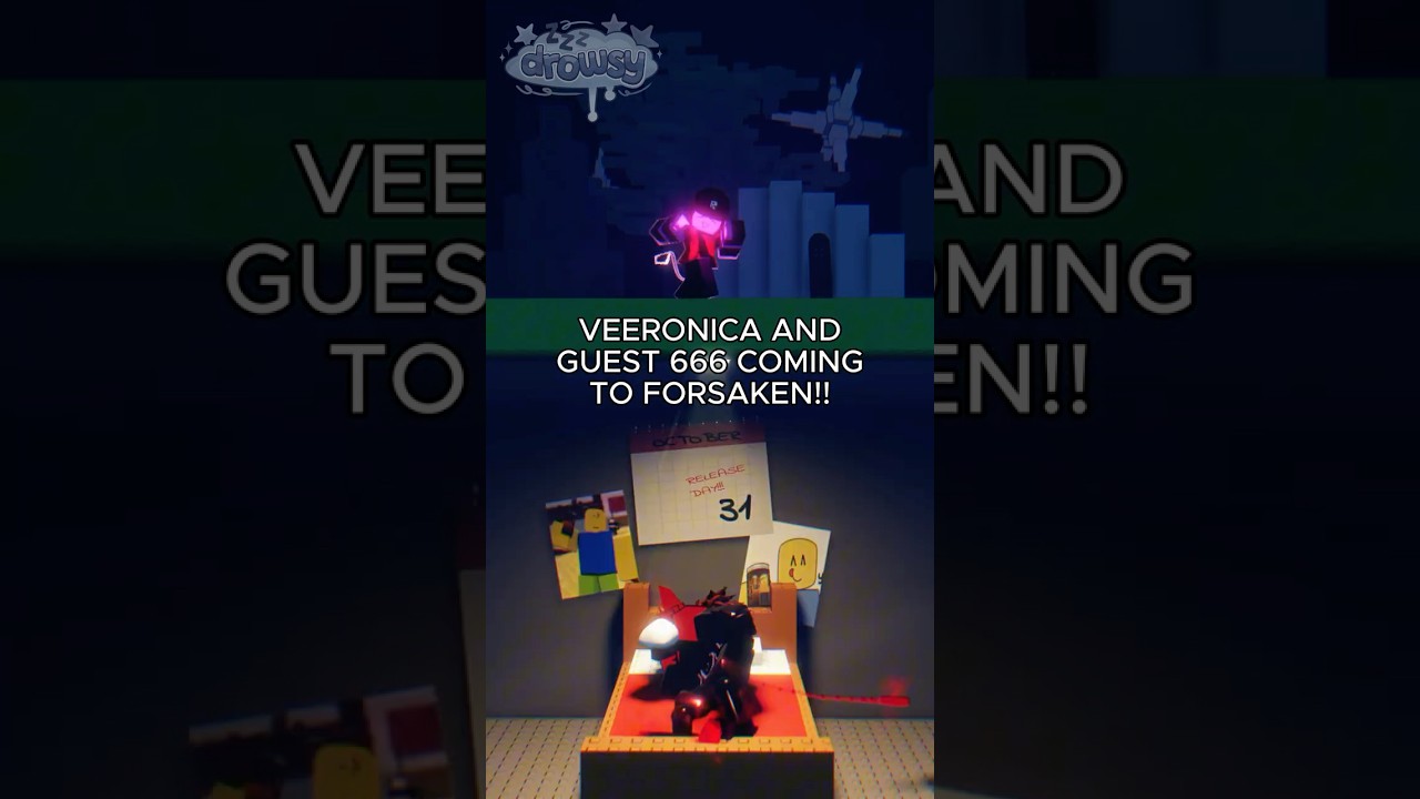 Veeronica and Guest 666 coming to FORSAKEN!! #forsaken #roblox #robloxshorts