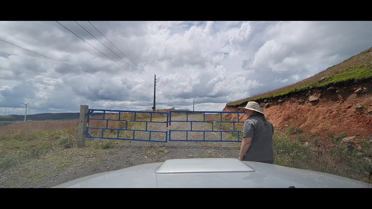 Caminho saindo do Canion Trombudo com sentido ao parque eólico...