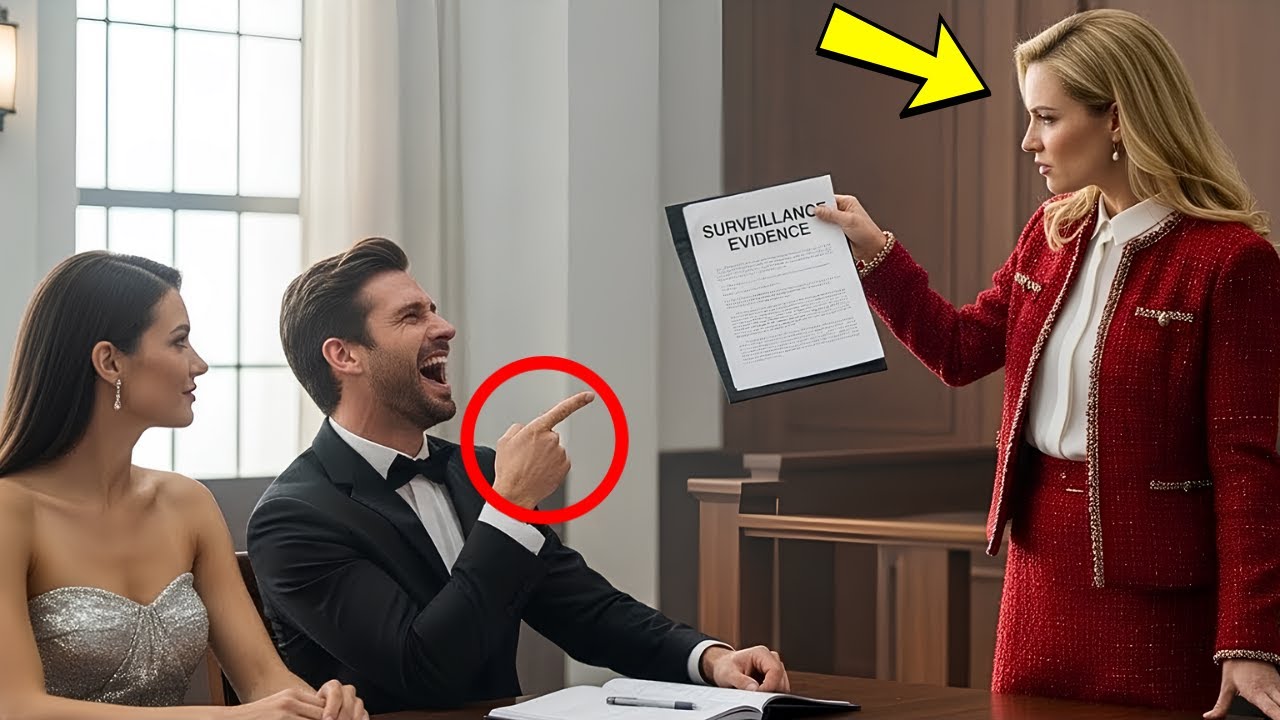 Er lachte, als seine Frau sich selbst vertrat – Das Gericht hielt den Atem an, als sie sprach