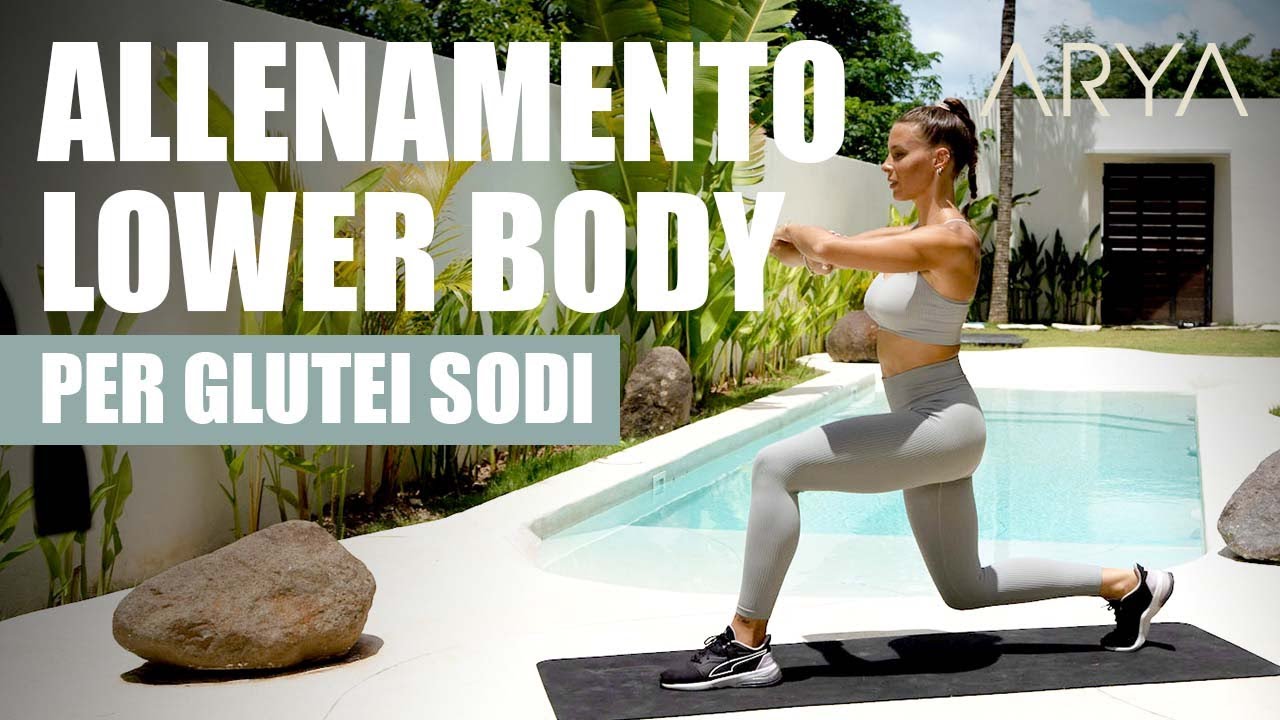 10 min LOWER BODY WORKOUT: per GLUTEI ALTI E SODI in poco tempo