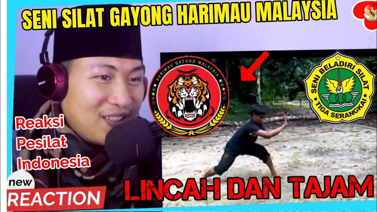 WOW..!!! SENI SILAT GAYONG HARIMAU MALAYSIA | REACTION CAKMOJIB