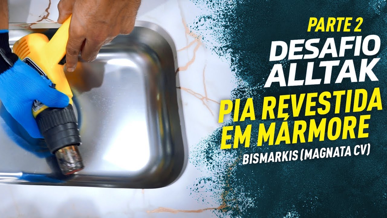 COMO REVESTIR/ENVELOPAR UMA PIA | DESAFIO ALLTAK COM BISMARKIS SANTOS DA MAGNATA CV